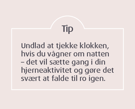 Tips til god søvn